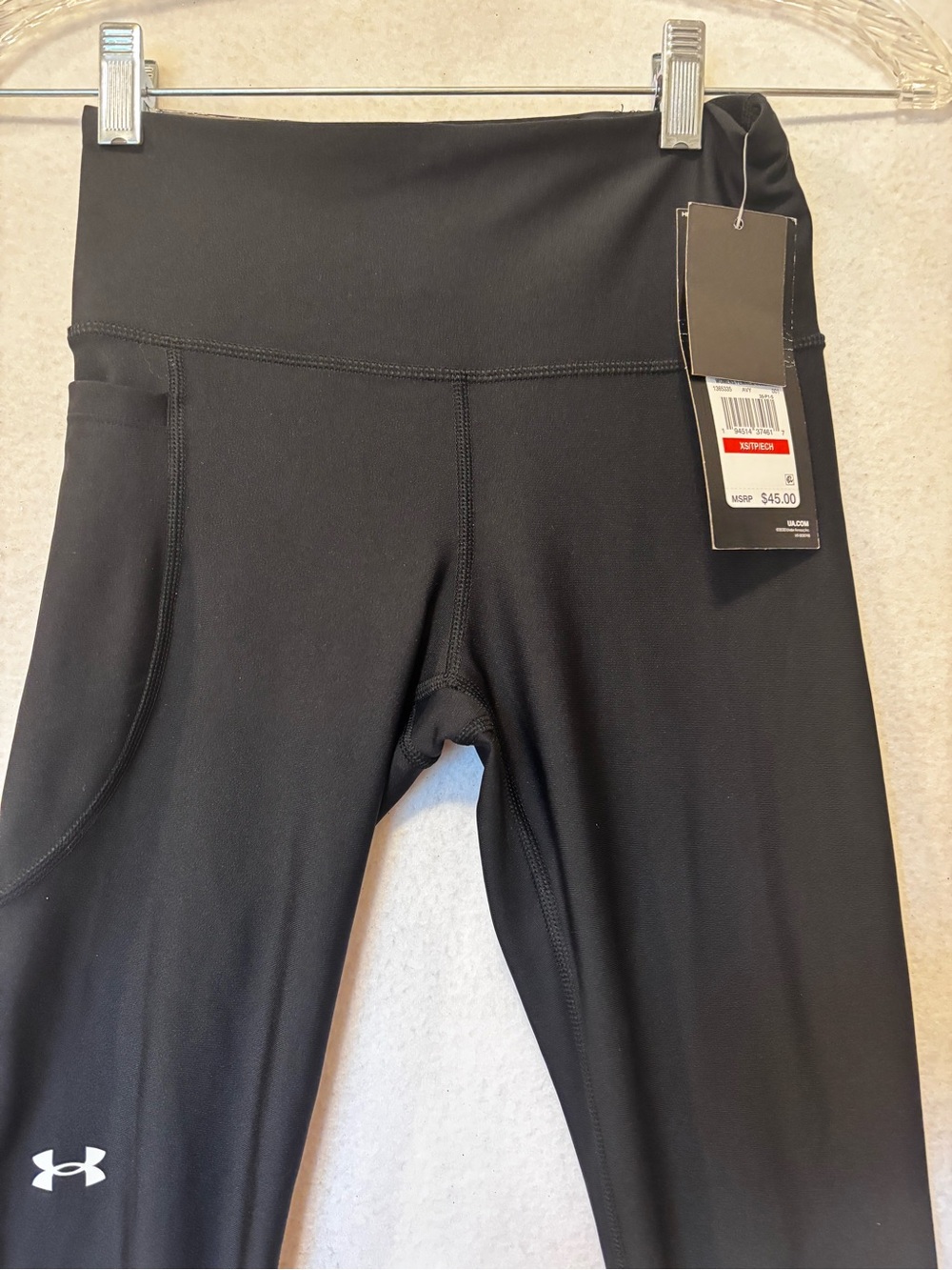 Under Armour HeatGear Compression High Rise Ankle Crop Leggings XS NWT